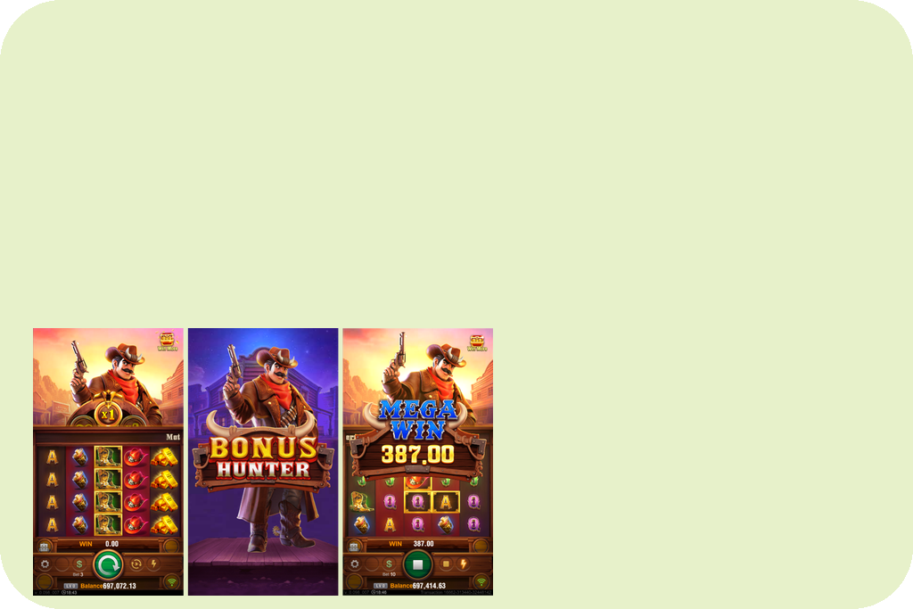 Bonus Hunter · Tangkapan Layar Aplikasi GALAXY77